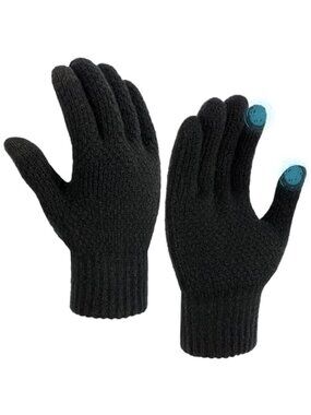 Womens Winter Gloves Touchscreen Knit Warm Stretch Soft Cold Weather Gloves